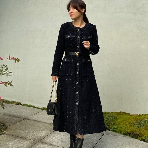 (#35자체제작) Tweed coat&amp;dress